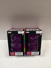 Lot of 2 NeeDoh Gummy Bear Sensory Fidget Toy Squishy Toy AUTHENTIC NEW 2 Bears