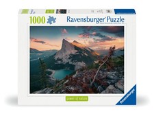 Erwachsenenpuzzle 1000 Teile - Abends in den Rocky Mountains | Spiel | 12000033