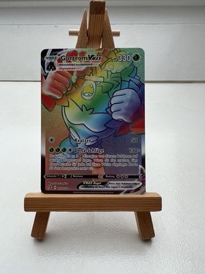 Pokemon Clash der Rebellen Gortrom VMAX Rainbow 193/192 Near Mint deutsch