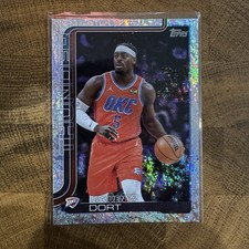 Topps 2025-26 Luguentz Dort #117 Holofoil Oklahoma City Thunder Basketball
