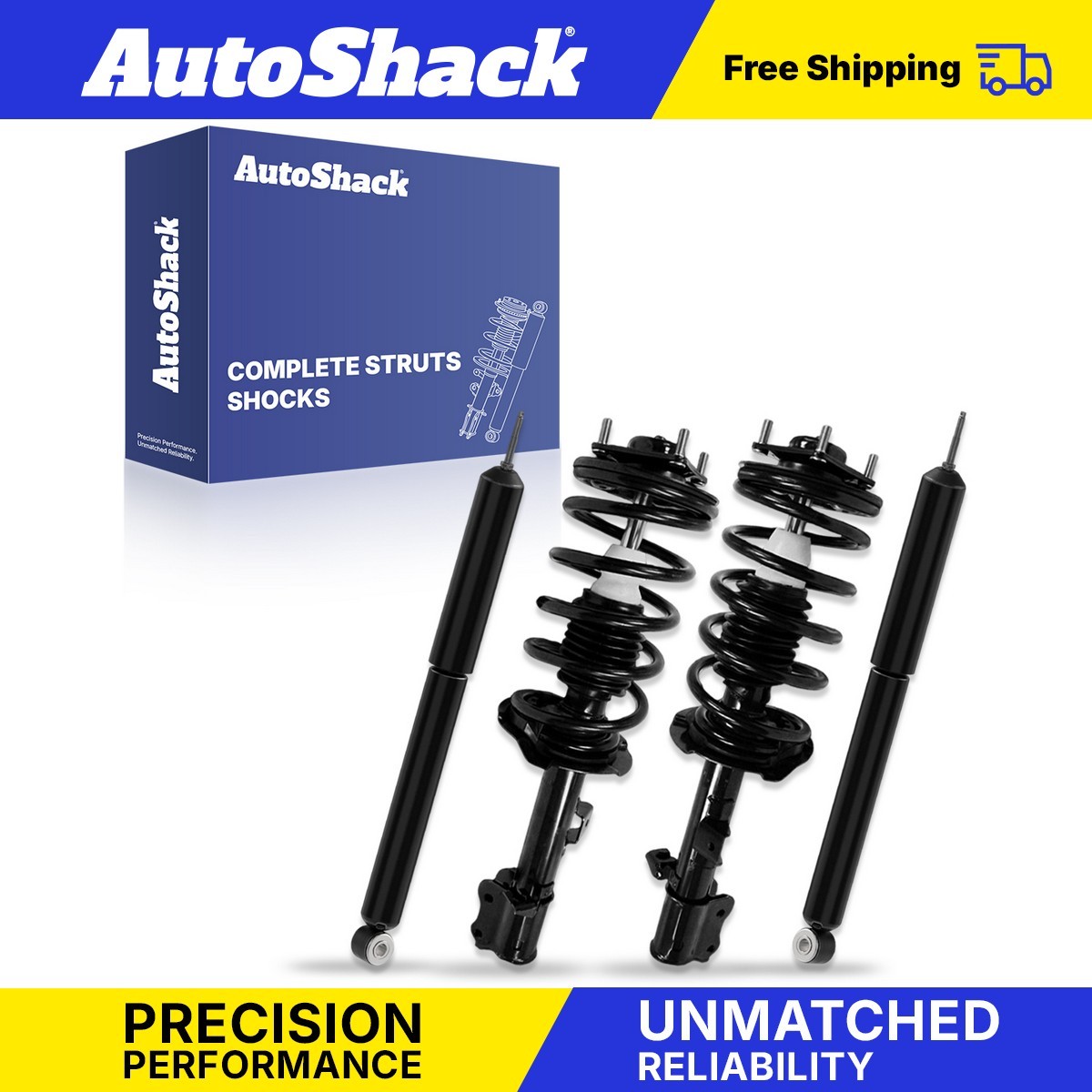 Front Complete Strut Coil Spring Rear Shock Absorbers for Ford