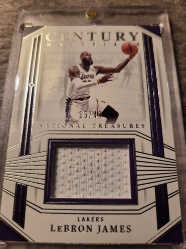 LeBron James #CM-LBJ — 2023 Panini National Treasures Century Materials basketball card