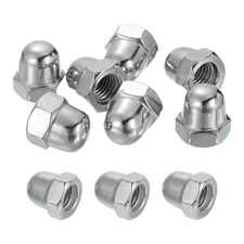 10 Pcs M8x1.25mm Acorn Cap Nuts, 316 Stainless Steel Hex Cap Dome Head Nuts