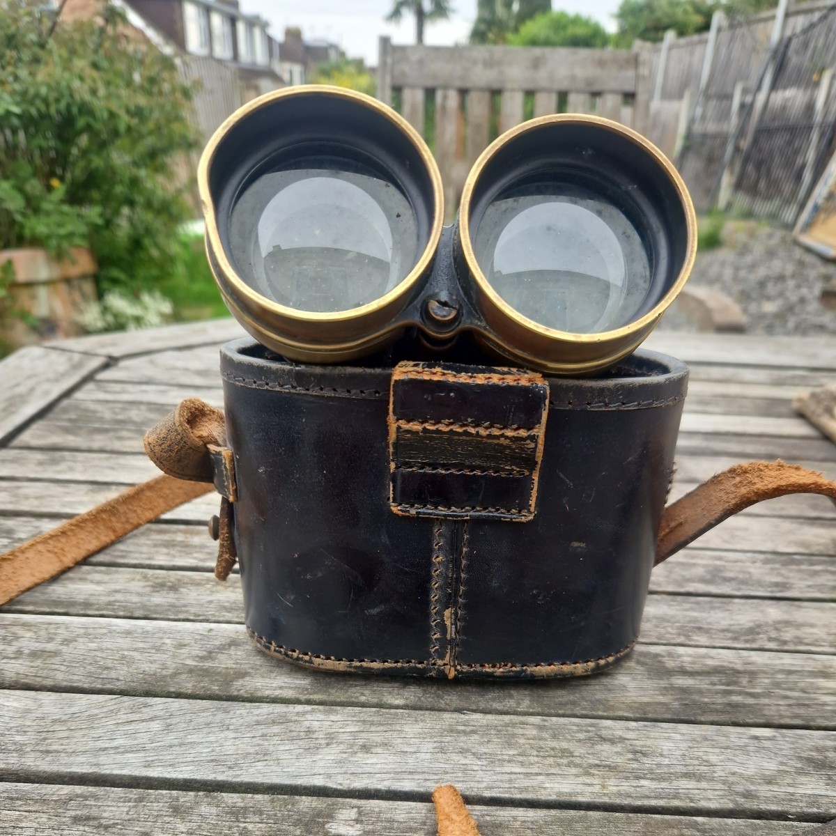 World War army pilot binoculars SONS LONDON