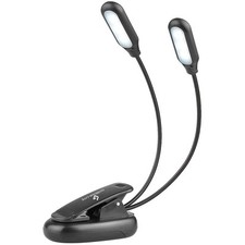 Clip on Book Light/Reading Light/Clip Lamp with 10 LED Eye Care 3 Color Chang...