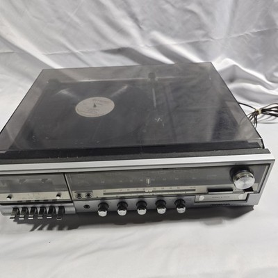 Sound Design Turntable 6836 Model AM FM Radio Tape Player 8 Track  SounDesign 