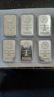 HM Lot of 6 1 oz 999 Fine Silver Bars Made in USA Total 6 oz Precious Metal