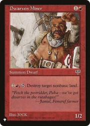 Dwarven Miner - The List Reprints