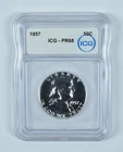 1957 Franklin Half Dollar PR68 ICG *4511