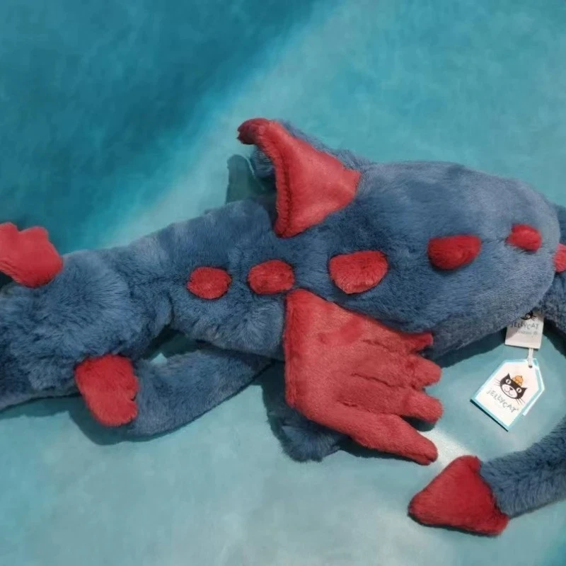 Peluche Dragón Dexter Rojo Azul 48 cm Foto 3 de 4