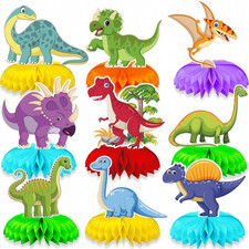 Dinosaur Birthday Decorations - 9 Pieces Dinosaur Party Decoration Supplies - Di