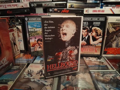 Hellbound VHS Hellraiser 2 Clive Barkers Pinhead 90 Min Wendecover