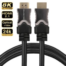 2.1 version HDMI Cable Premium High Speed Lead I 8K 120Hz no stuttering  Lot