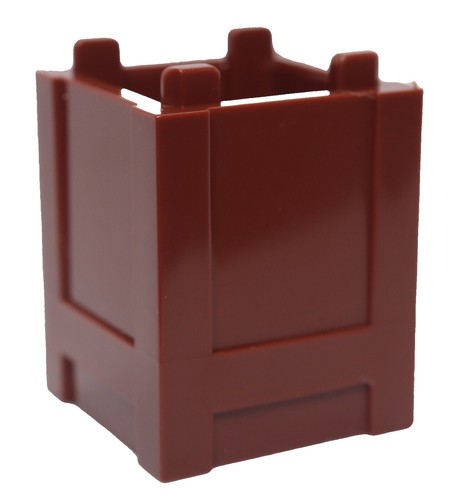 N LEGO Parts - Reddish Brown Container, Box 2x2x2 - No 61780 - QTY