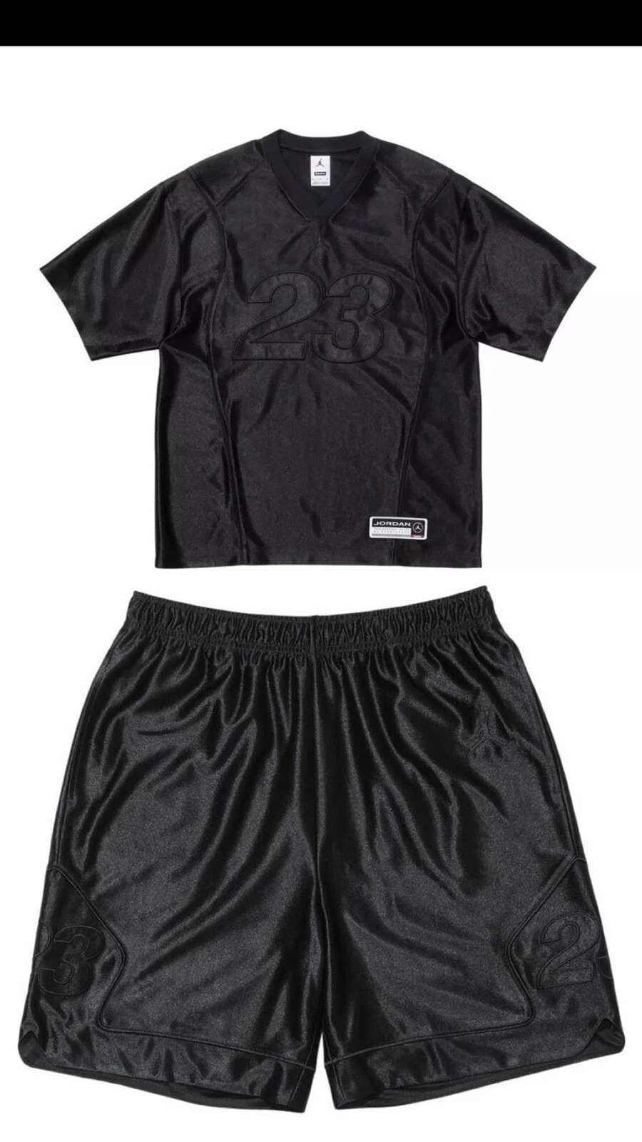 Supreme Jordan   Maillot et survêtement court / Ensemble   Noir   Large   En main