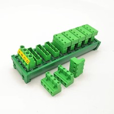 DIN Rail Mount 8Position Pluggable Terminal Block Distribution Module 30A / 300V