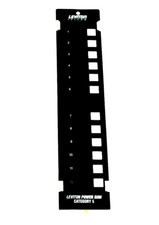 12 Port Cat5 Patch Panel RJ45 110 Type LAN Ethernet Wall Mount