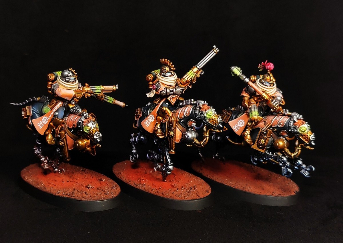 X3 Serberys Sulphurhounds Warhammer 40K - Adeptus Mechanicus - Plastique