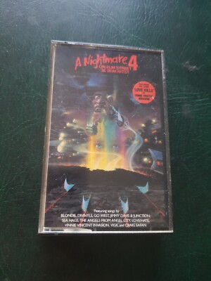 A Nightmare On Elm Street 4: The Dream Master Cassette 1988  Rare