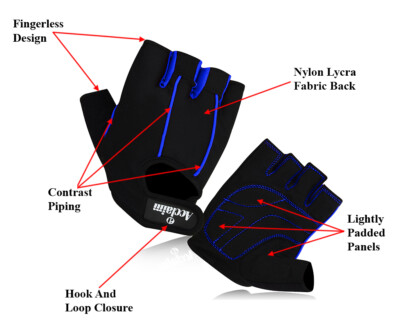 Guanti Senza Dita Imbottiti In Gel ACLAIM - Foto 4