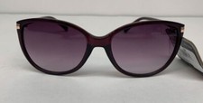 Revlon Women's Burgundy Cat Eye Sunglasses RVN 49 NEW 