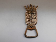  Flaschenöffner Messing  Krone 10 cm 105 g