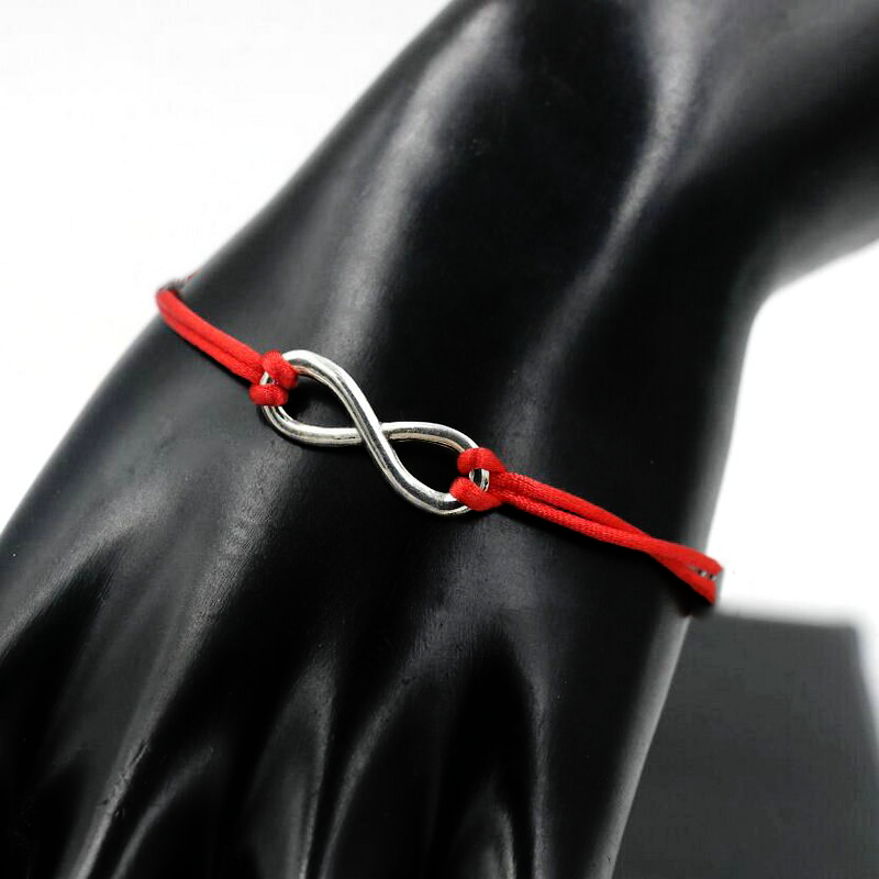 URONE Bracciale Con Rose Nere E Infinito In Argento Sterling 925 – Gioiello Gotico Per Donne - 2