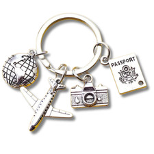 Travel Charm Keychains