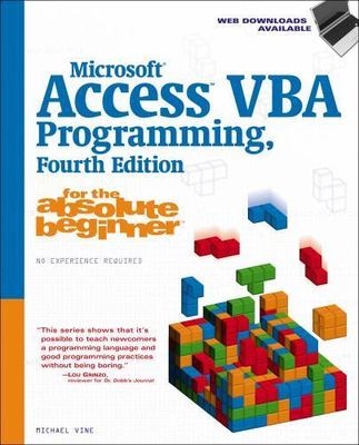 Microsoft Access VBA Programming for the Absolute Beginner  paperback Used - Ve