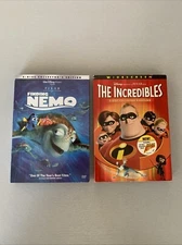 Finding Nemo & Incredibles Pixar Lot - 2-Disc Collector’s Editions w/ Slipcovers