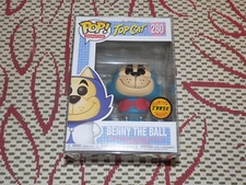 FUNKO POP CHASE BENNY THE BALL, TOP CAT, ANIMATION #280, VINYL FIGURE, NEAR MINT