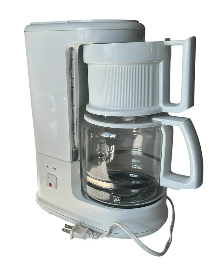 Krups Classic Brewmaster Plus 140 White 10 Cup Coffee Maker - Image 2 of 4