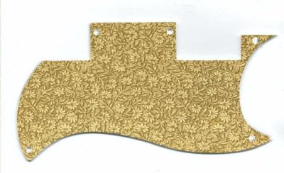 Pickguard Graphical Custom  to fit Epiphone SG Special VE Parchment Flower Patt