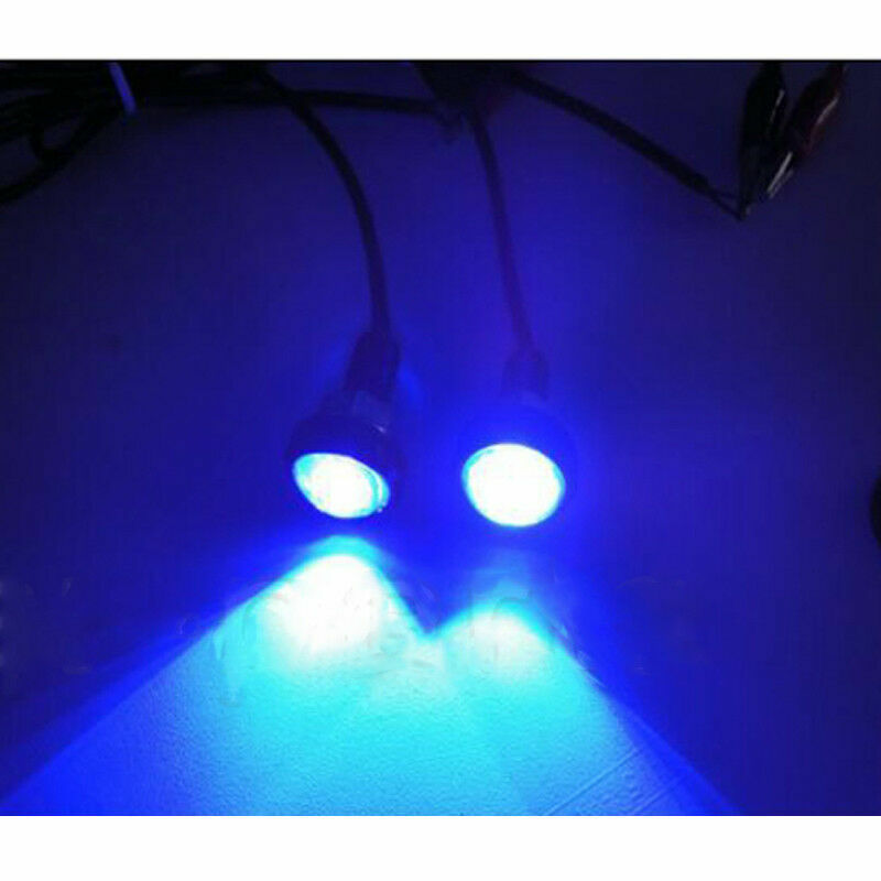 4-Pack Blue LED Boat Lights – Waterproof 12V Deck Lights For Malibu, MasterCraft, Wakesetter & More – US Made