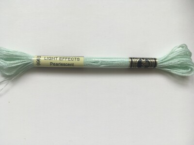 DMC Special Effects Embroidery Thread E966 pearlescent effects Lime 6 ...