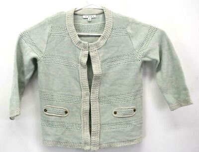 Cabi Women's Size Medium 3/4 Sleeve Knit Cable Knit Heavy