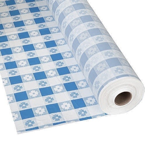 Plastic Banquet Party Table Cover Roll - 40" x 300 Feet - Disposable Tablecloths