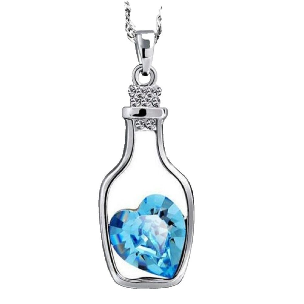 Cadena de Cristal Retro de Moda Collares y Colgantes