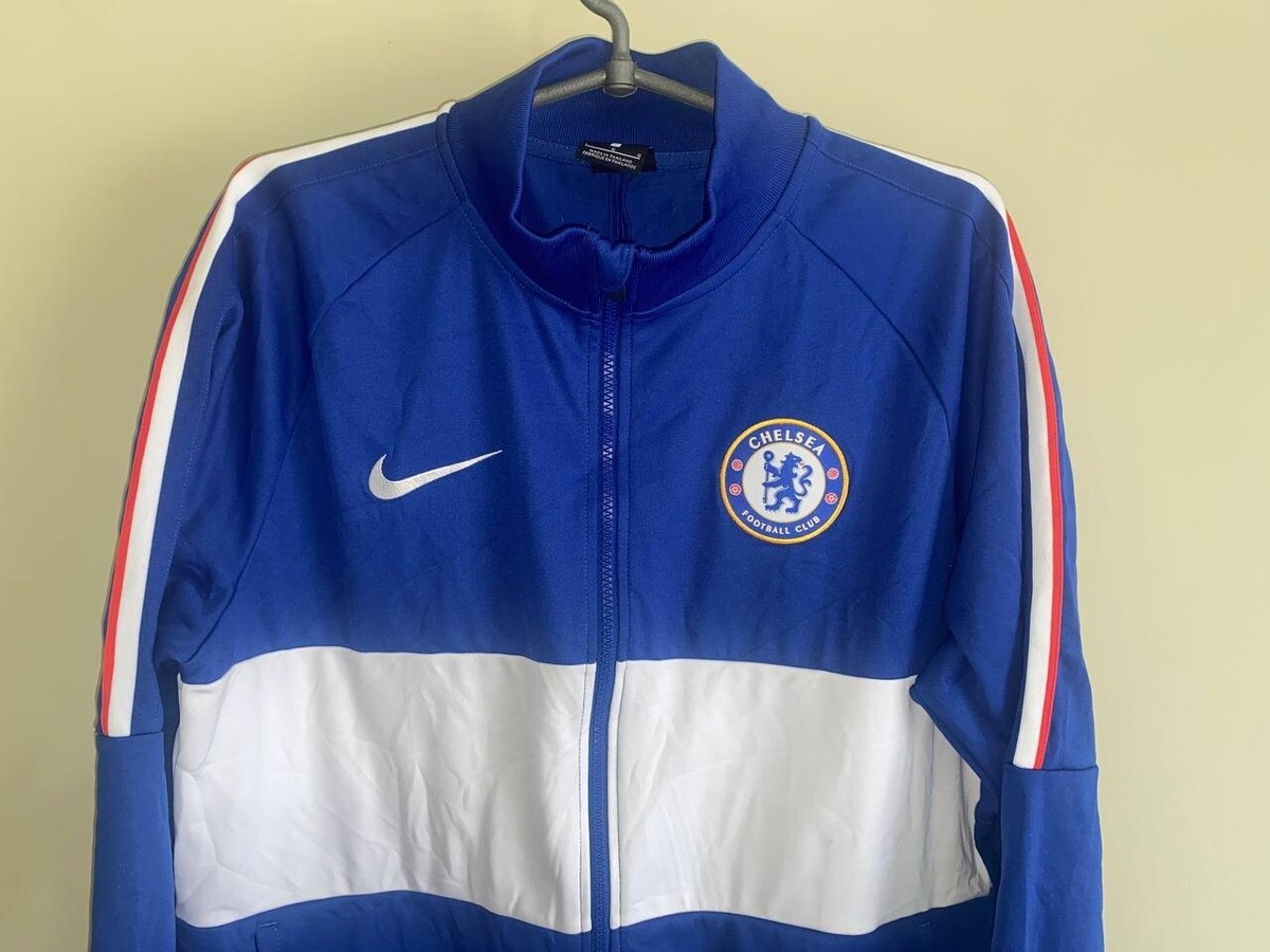 Chelsea Football Training sport mens Jacket L size Blue | eBay