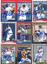 QUINN BRODEY SIGNED 2017 NYPL TOP PROSPECT ROOKIE CARD NY PENN LEAGUE AUTO