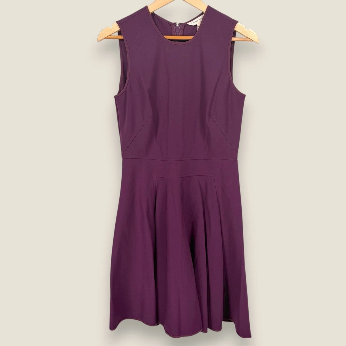 strapless open back dress Louise Purple Wrap Fit & Flare Dress – Scarlett & Jo main image 0