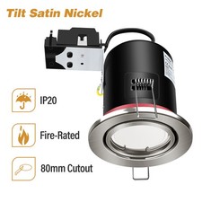 Image of Fire Rated Recessed LED GU10 Flush Ceiling Spot Lights Down lights IP65 Bathroom
