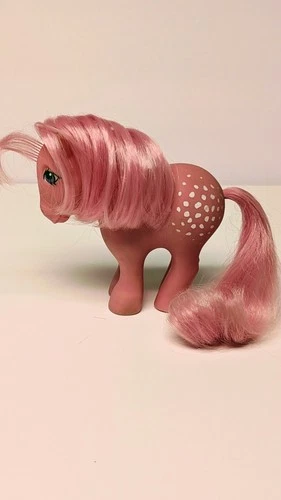 Vintage 1982 My Little Pony G1 Cotton Candy Pink Made By Has Ro