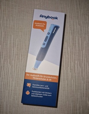 Anybook Pro Audiostift M700 mit Aufnahmefunktion Code-Technologie für Lernen