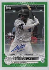 2022 Topps Pro Debut Green Auto 7/99 Oscar Colas #PD-153 Auto 10k8