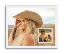 Miranda Lambert Autograph Signed 11x14 Framed CD Photo Postcards From Texas ACOA