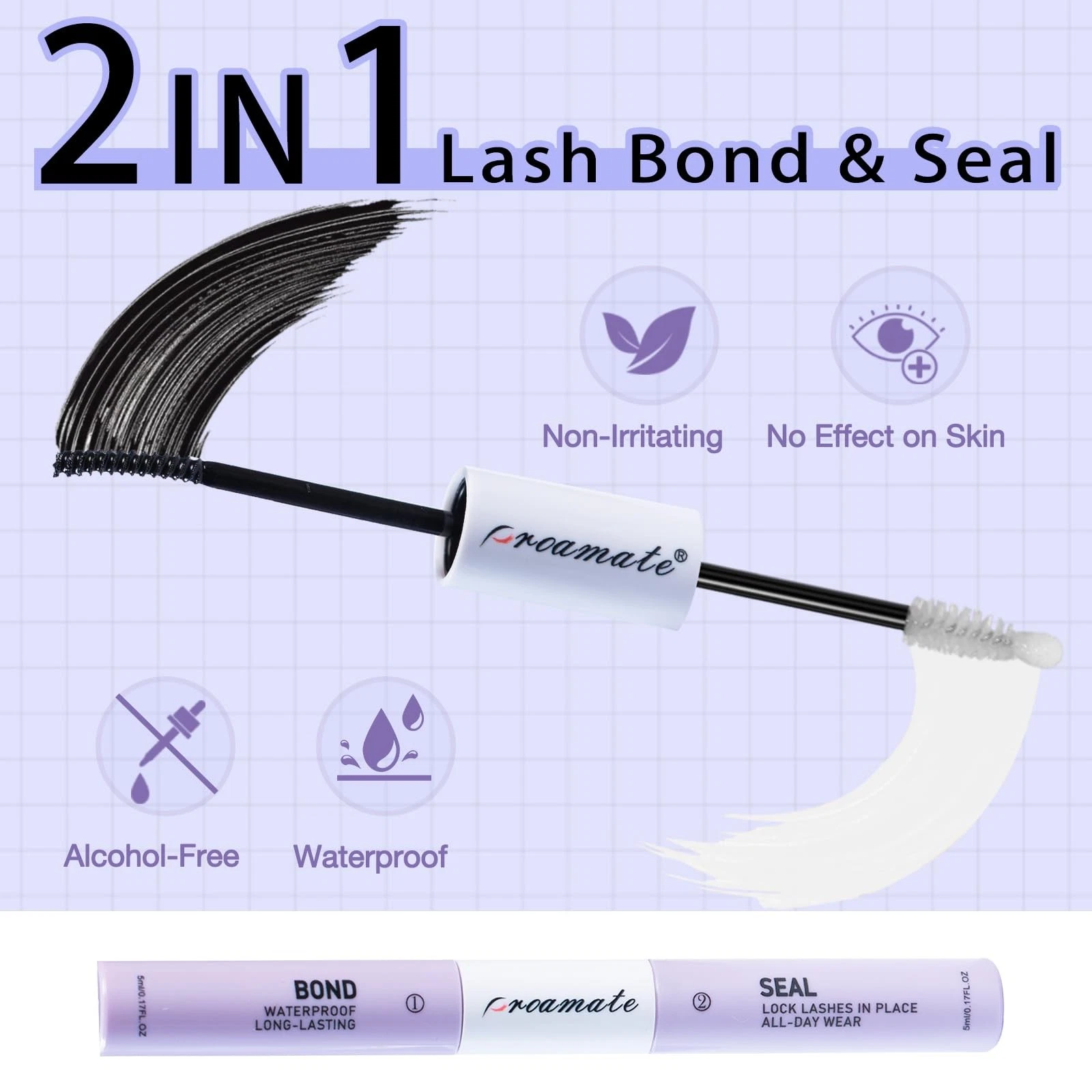 proamate Cluster Lashes Individual 1 count (Pack of 1), Black image 4