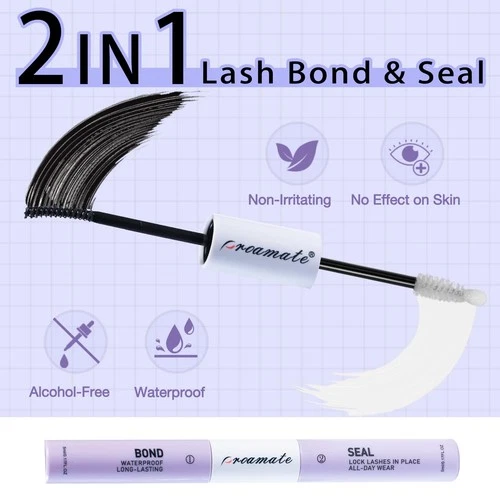 proamate Cluster Lashes Individual 1 count (Pack of 1), Black image 4