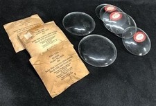 12 Vintage Convex Curved Dome Glass Clock Faces, Glass Replacement Parts Lot H,