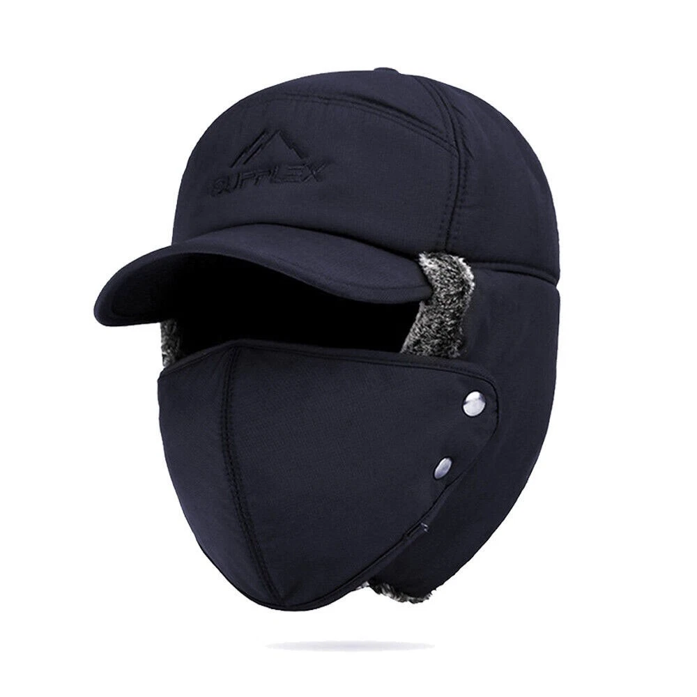 Faux Fur Blue Men's Trapper Hat for sale | eBay
